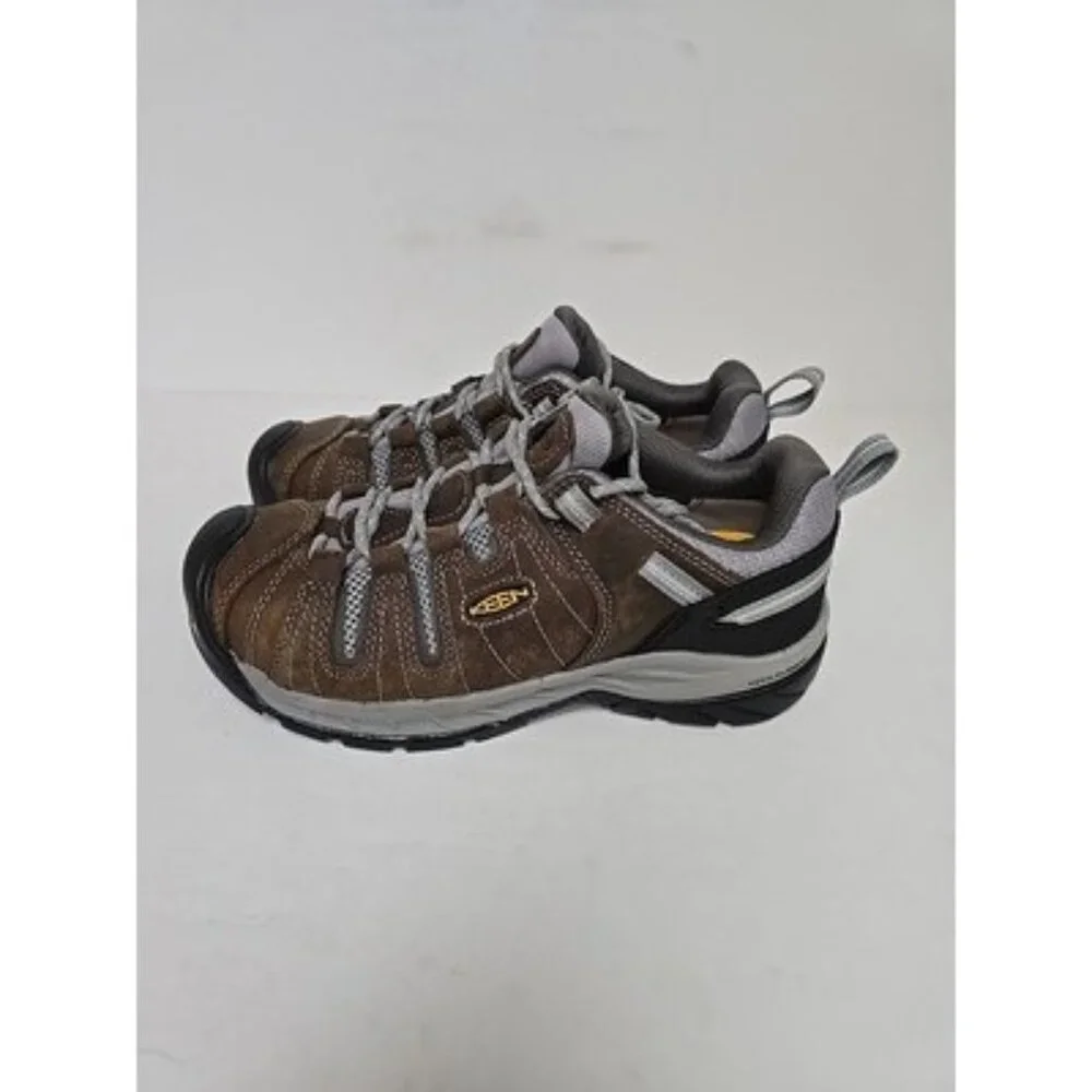 KEEN Women's Flint II Steel Toe Casual Work Shoes Cascade/Brown Size 7M - Picture 8 of 12